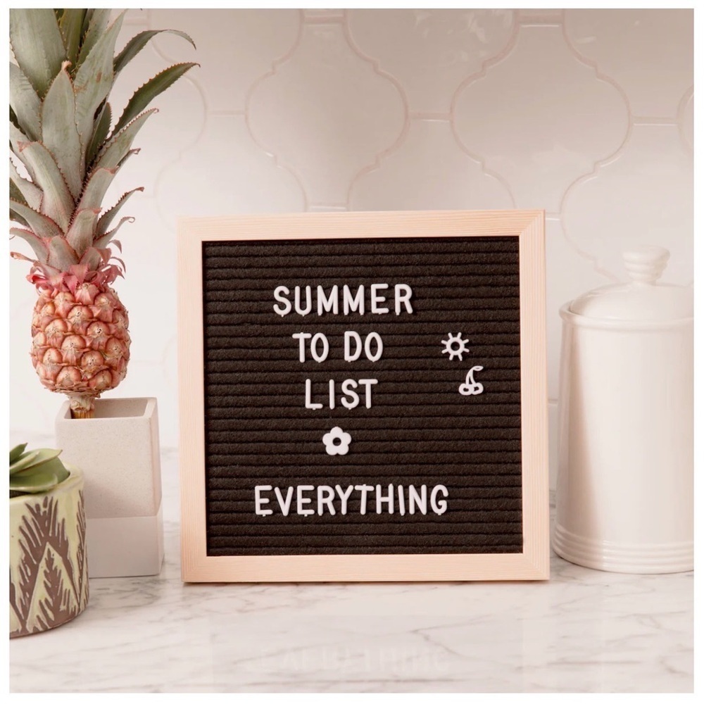 XO, Sienna Keep Growing Black Felt Letter Board - Picture 2 of 6